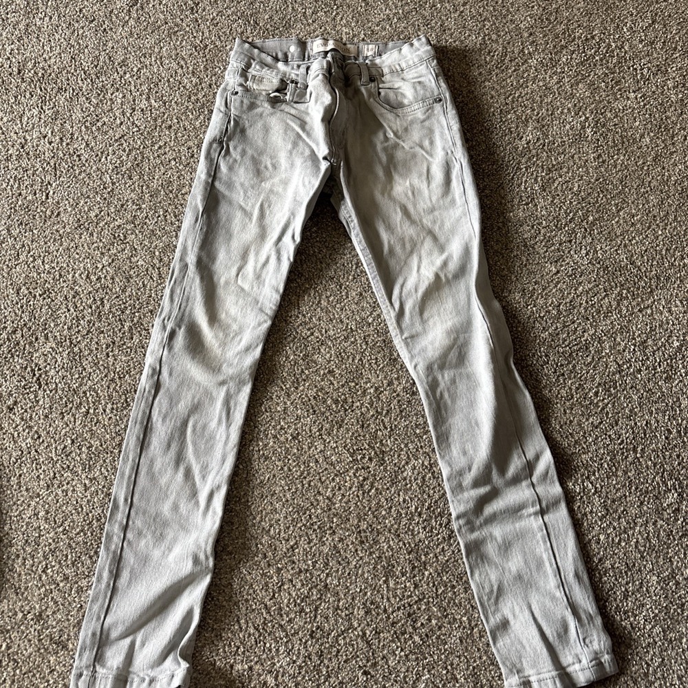 NWT Evolution In Design‎ Streetwear Jeans Youth 16 Gray